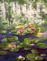 Zohaib Rind, 30 x 42 Inch, Acrylic on Canvas, Floral Painting, AC-ZR-364